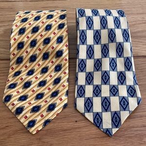 Lot of 2, Vintage, Robert Talbott, Silk Neckties